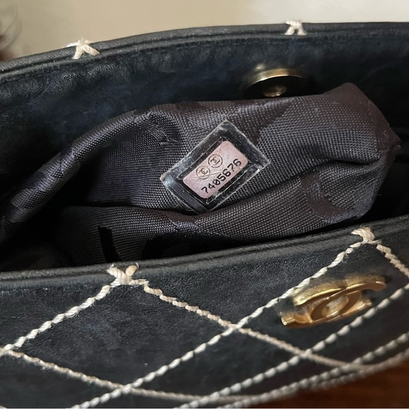 Chanel authentic wild stitch clutch - added insert strap - Picture 5 of 16